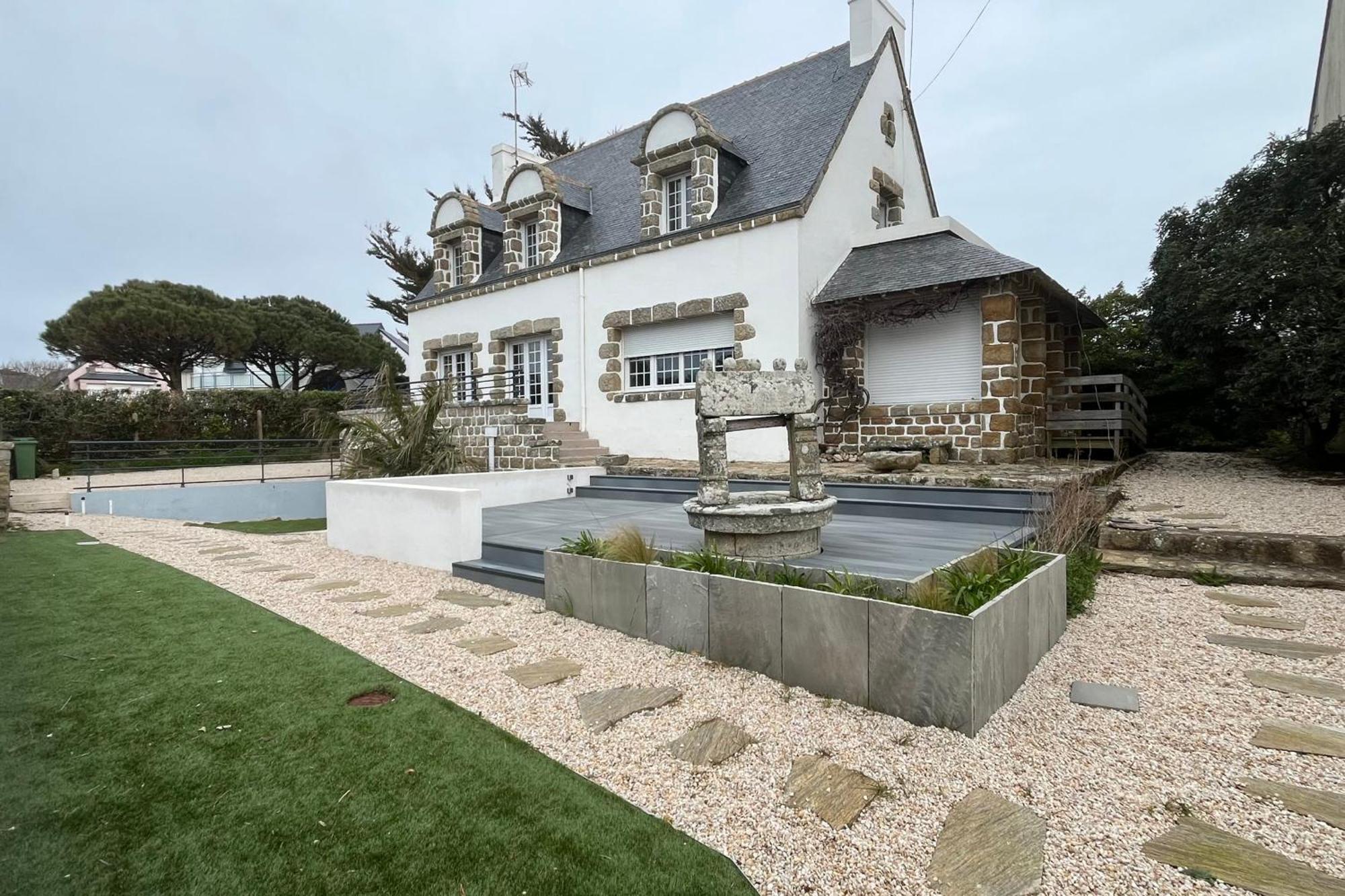 Grande Maison Vue Mer La Grande Plage A Pied Quiberon Exterior photo